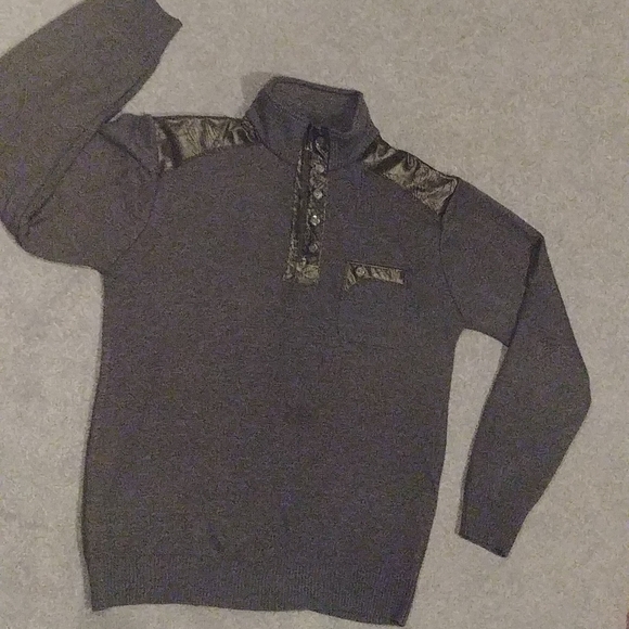 TRUE ROCK quarter zip sweater - Picture 1 of 5